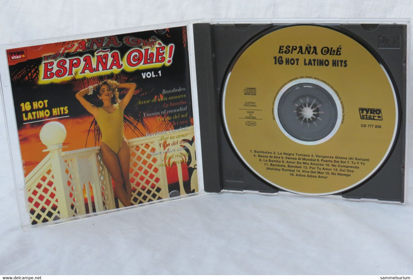 CD "Espana Olè" Vol. 1 Mit 16 Hot Latino Hits - Compilations