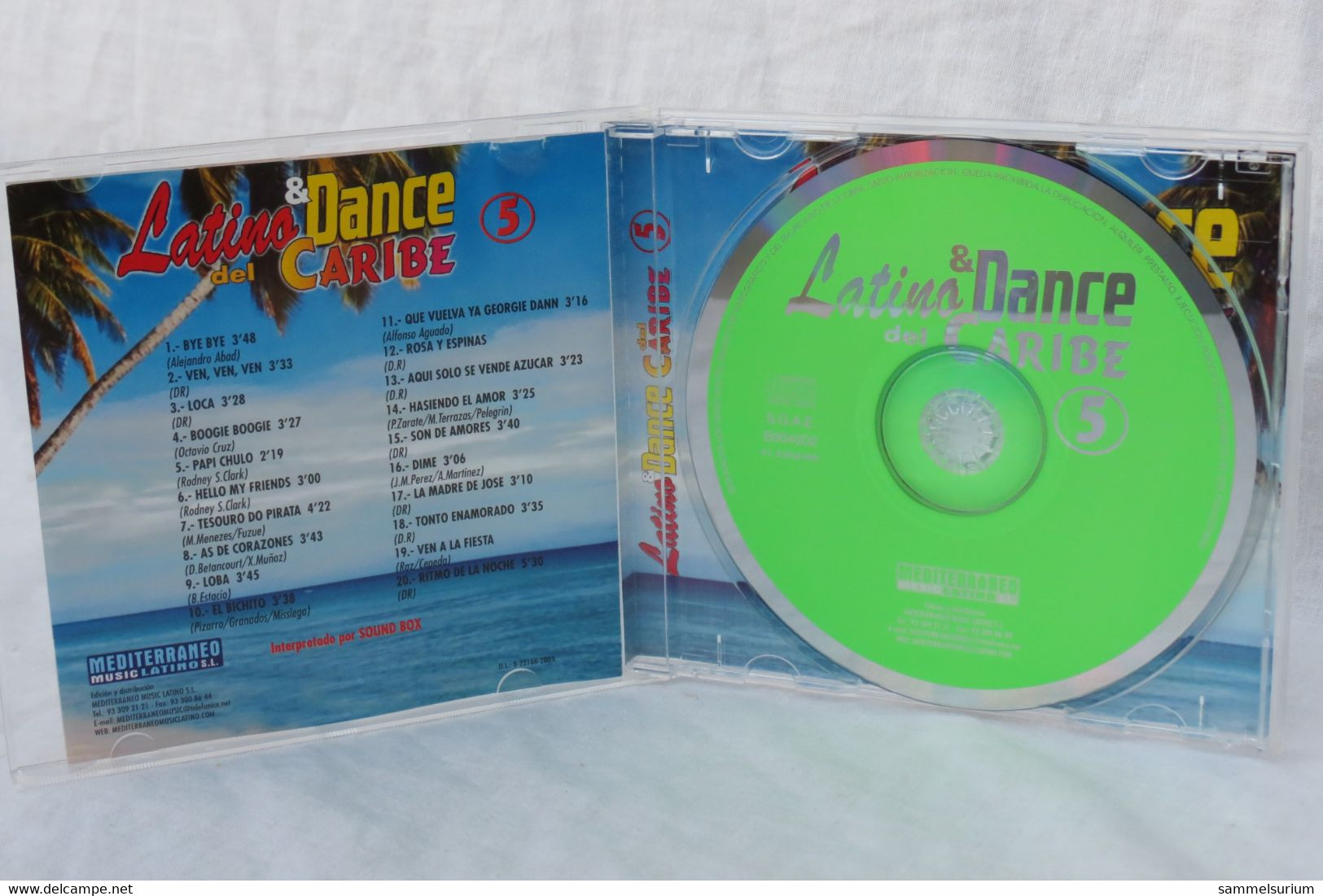 CD "Latina & Dance Del Caribe" Vol.5 - Hit-Compilations