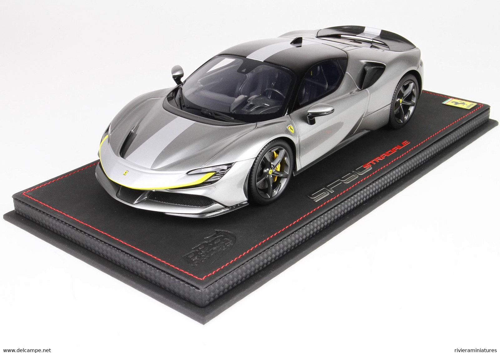 BBR - FERRARI SF90 Stradale - Met. Silver Racing Version - BBR P18180RA - 1/18 - Altri & Non Classificati