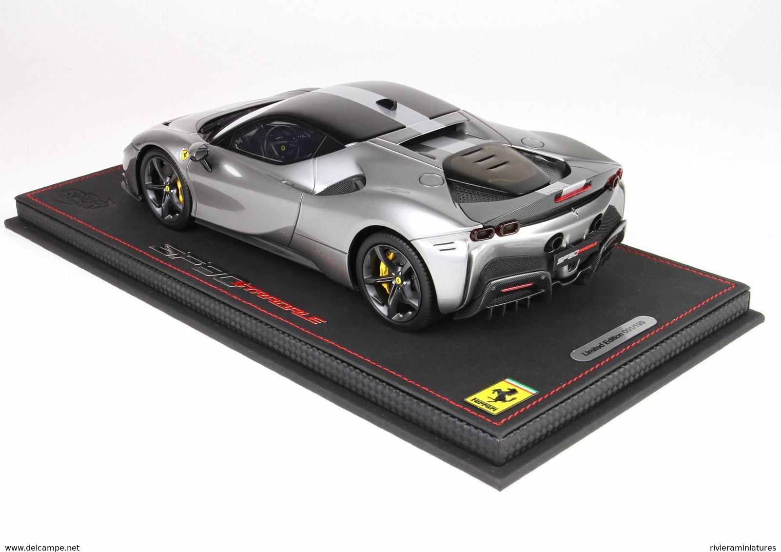 BBR - FERRARI SF90 Stradale - Met. Silver Racing Version - BBR P18180RA - 1/18 - Altri & Non Classificati