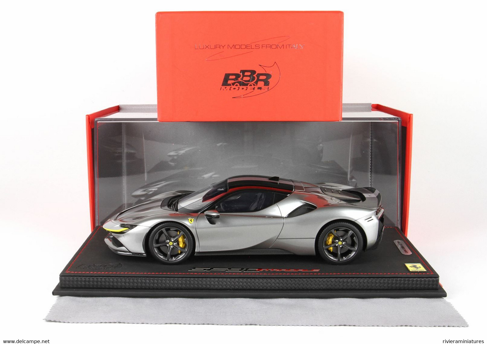 BBR - FERRARI SF90 Stradale - Met. Silver Racing Version - BBR P18180RA - 1/18 - Autres & Non Classés