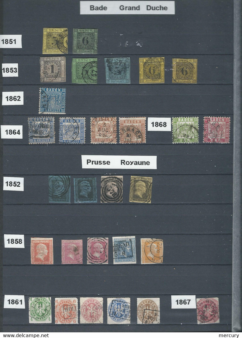 ETATS ALLEMANDS - Collection Intéressante à Petit Prix - 12 Scans - Colecciones