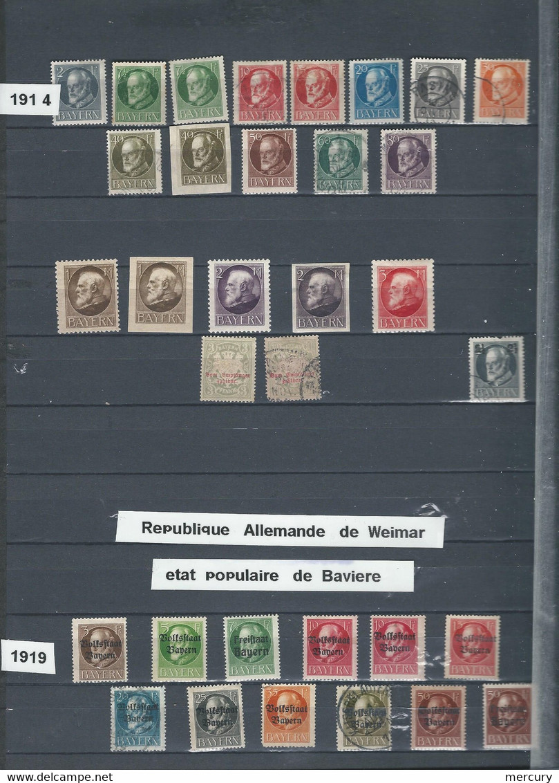 ETATS ALLEMANDS - Collection Intéressante à Petit Prix - 12 Scans - Sammlungen