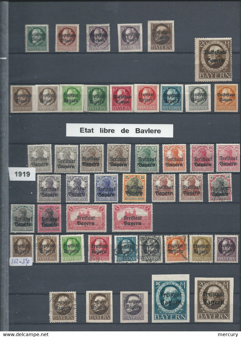 ETATS ALLEMANDS - Collection Intéressante à Petit Prix - 12 Scans - Colecciones