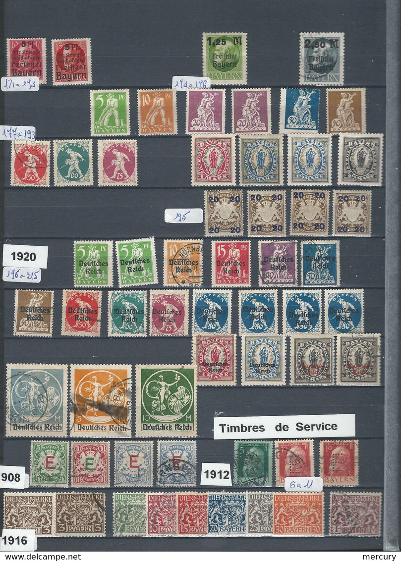 ETATS ALLEMANDS - Collection Intéressante à Petit Prix - 12 Scans - Sammlungen