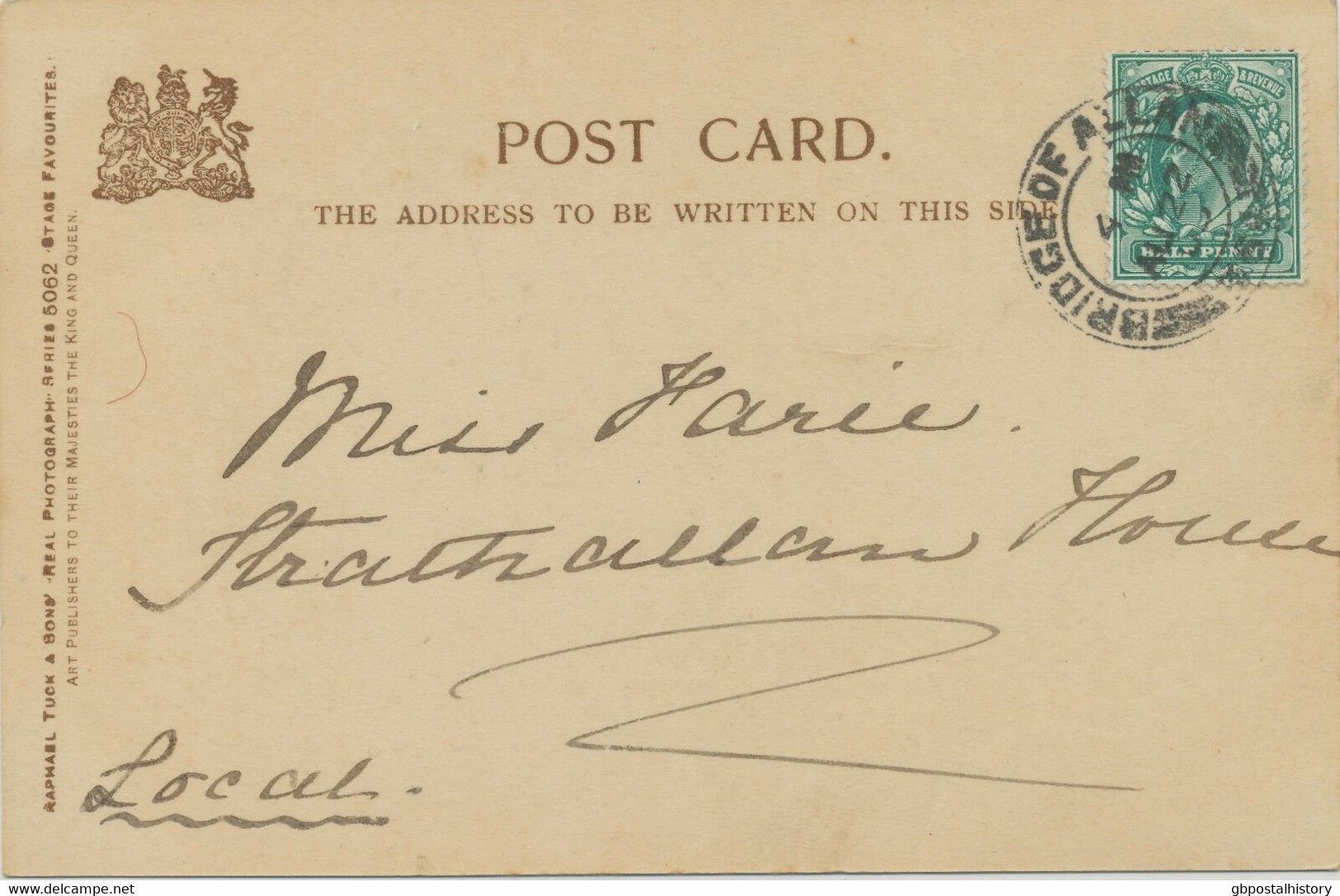 GB SCOTTISH VILLAGE POSTMARKS "BRIDGE OF ALLAN / 364" (26 Mm, Code "4 PM") Pc - Scotland