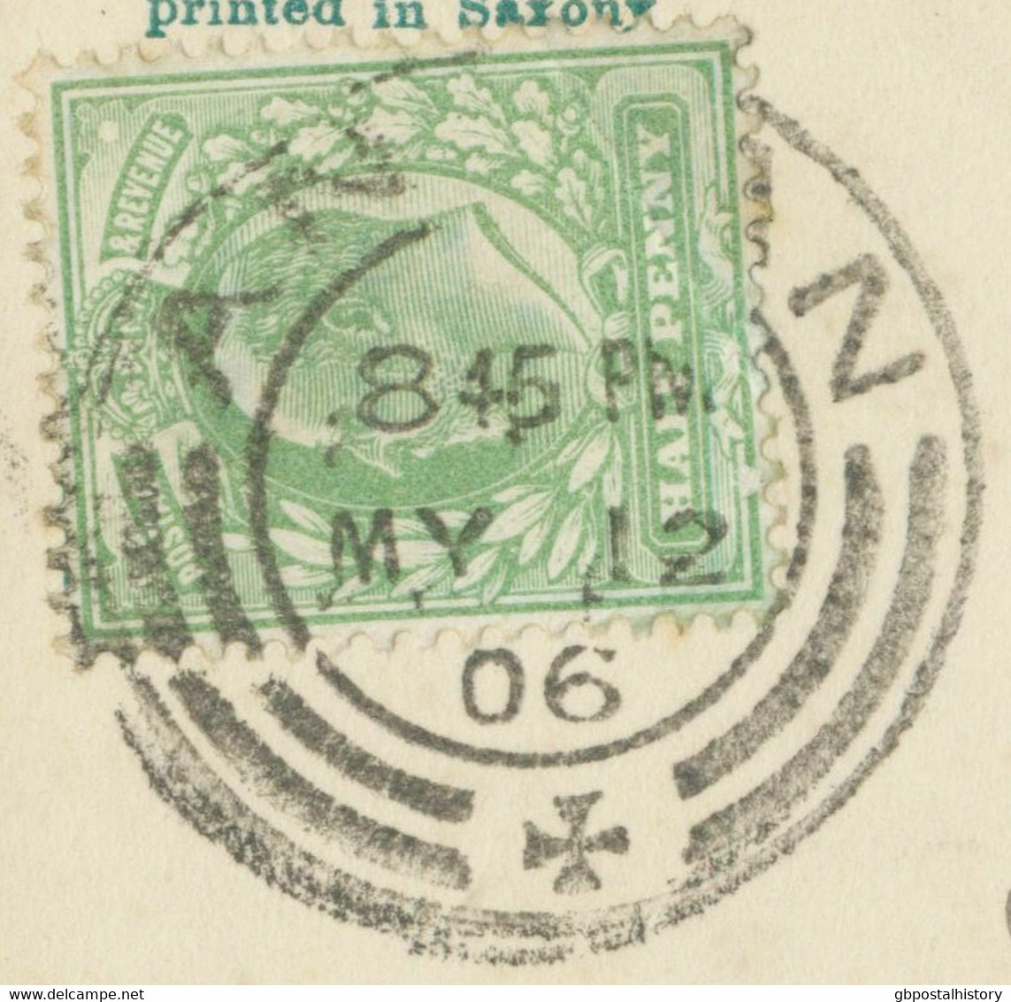 GB SCOTTISH VILLAGE POSTMARKS „ANNAN“ Very Fine Strike (29mm Timecode „8 45 PM - Schottland