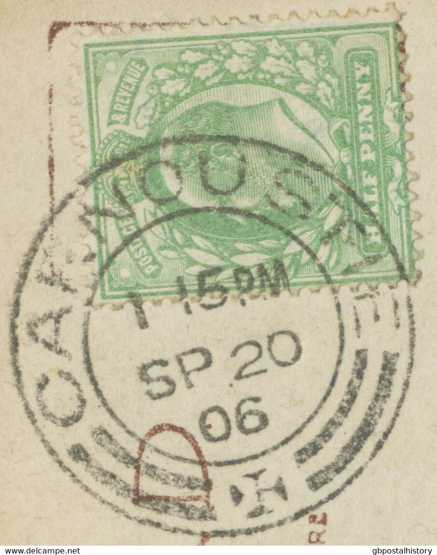 GB SCOTTISH VILLAGE POSTMARKS „CARNOUSTIE“ Very Fine Rare Strike (29mm) 1906 - Schotland