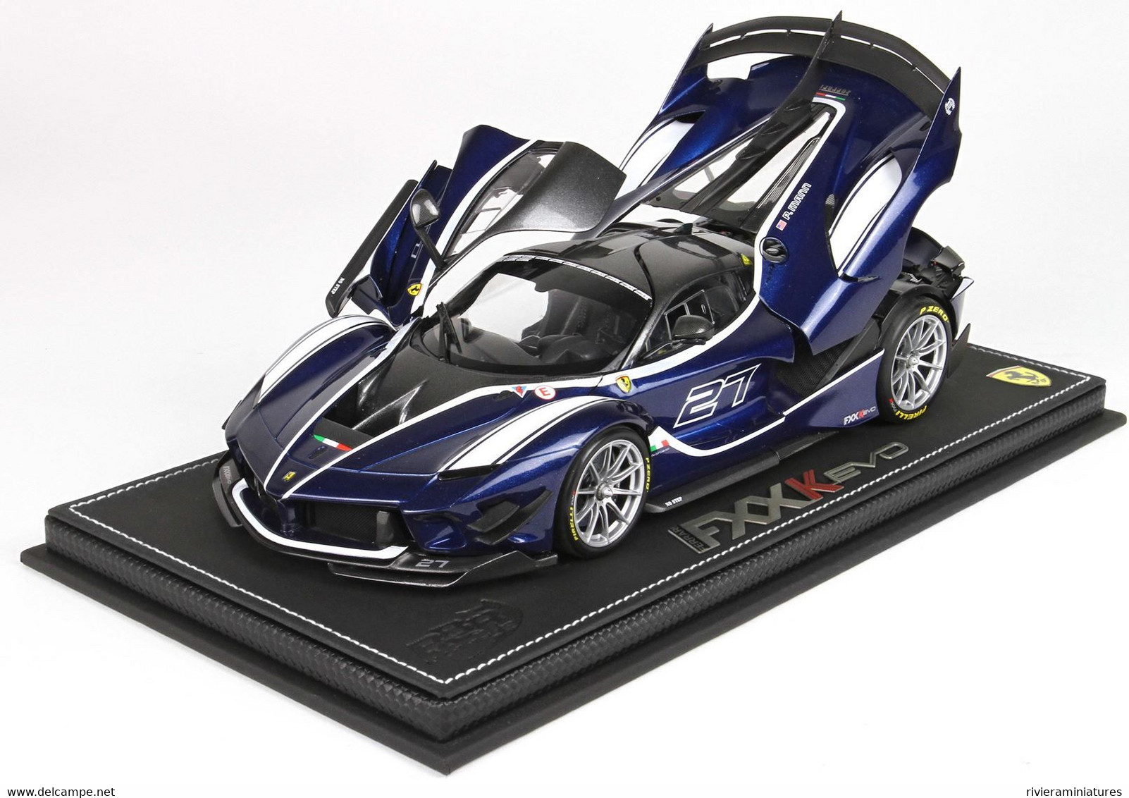 BBR - FERRARI FXXK EVO - Blu Tour De France - DIE CAST - BBR182284ST - 1/18 - Autres & Non Classés