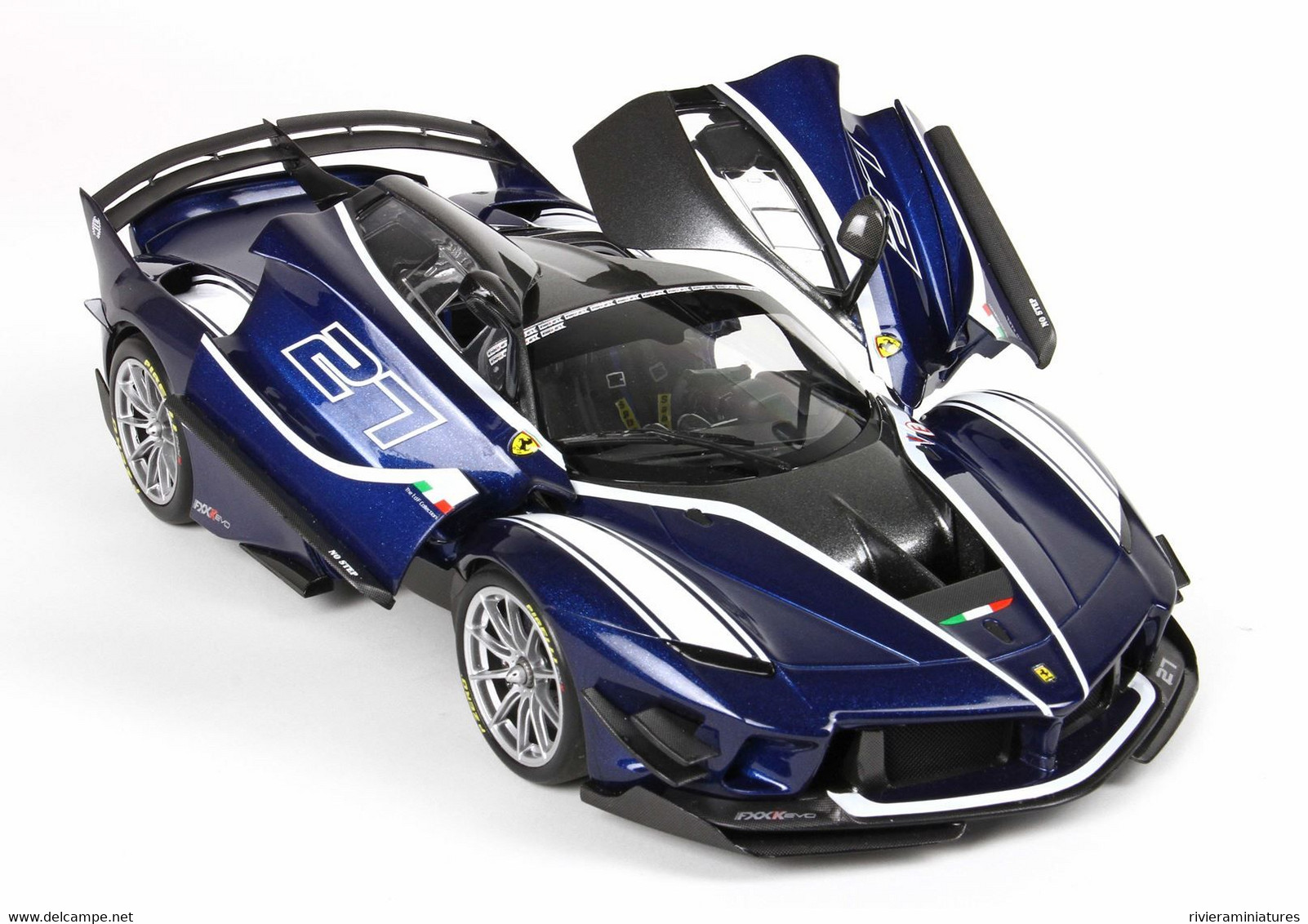 BBR - FERRARI FXXK EVO - Blu Tour De France - DIE CAST - BBR182284ST - 1/18 - Autres & Non Classés