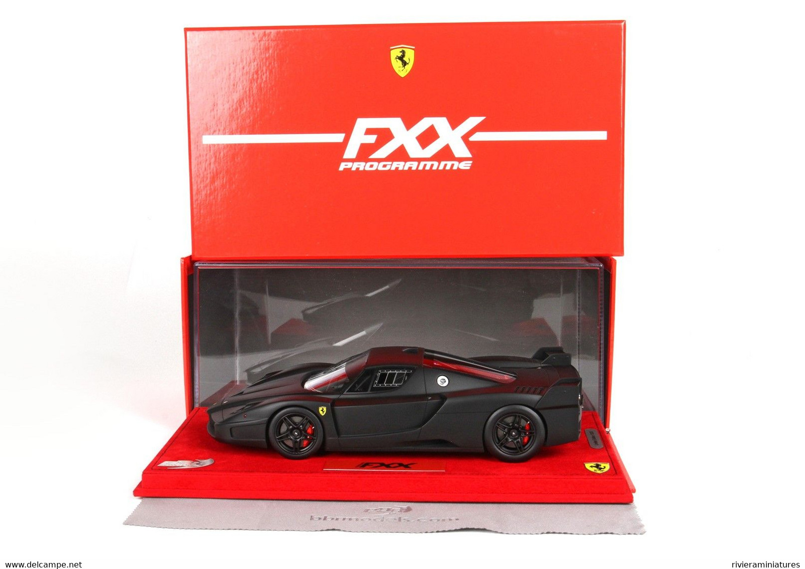 BBR - FERRARI FXX - Matt Black - BBR FXX07 - 1/18 - Autres & Non Classés