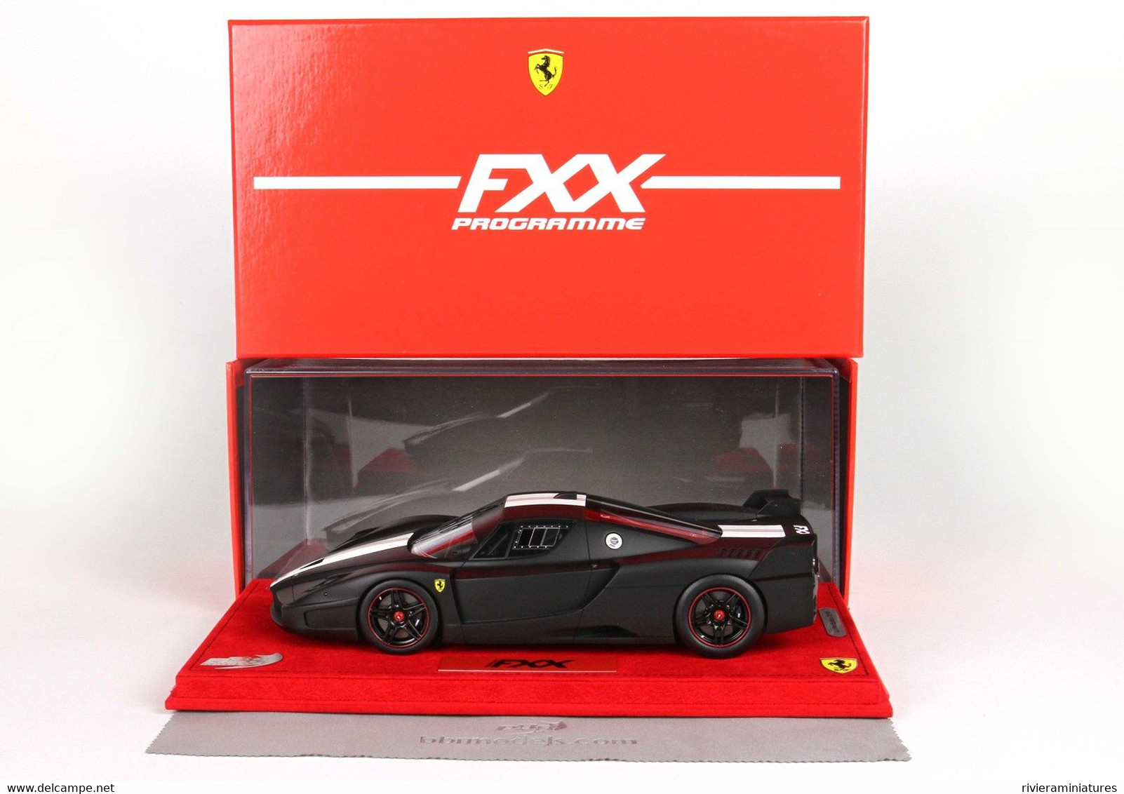 BBR - FERRARI FXX - Matt Black - BBR FXX06A - 1/18 - Autres & Non Classés