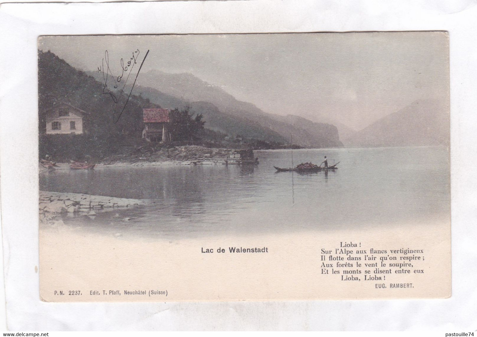 CPA :  14 X 9  -  Lac  De  Walenstadt - Walenstadt