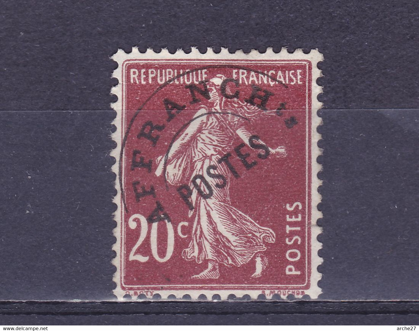 TIMBRE FRANCE PREOBLITERE N° 54 SANS GOMME - 1893-1947