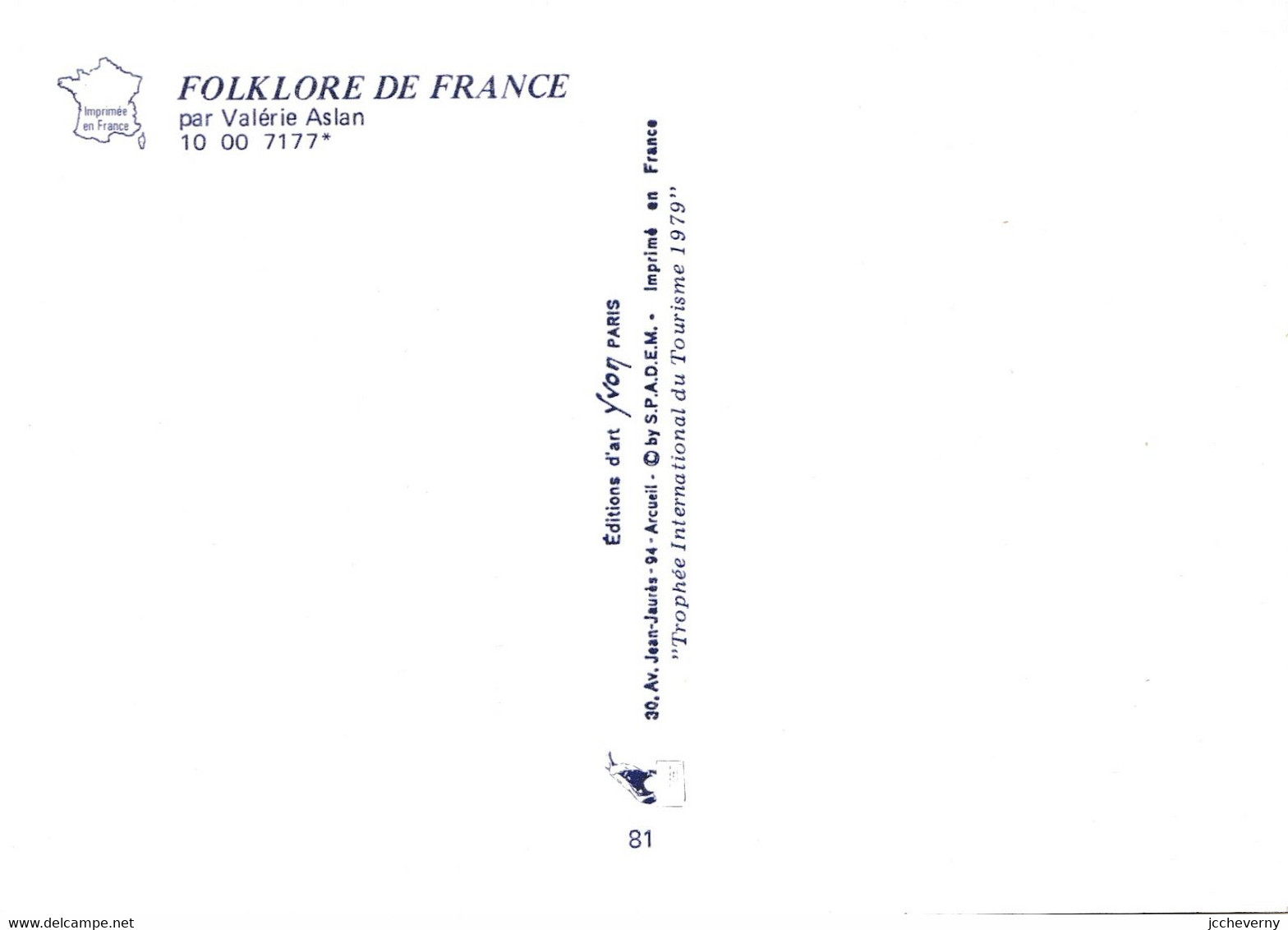 Folklore De France Par Valérie ASLAN         " ALSACE " - Aslan