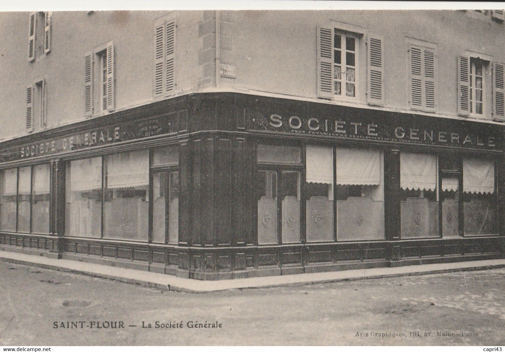 15  SAINT FLOUR  L'AGENCE SOCIETE GENERALE - Saint Flour