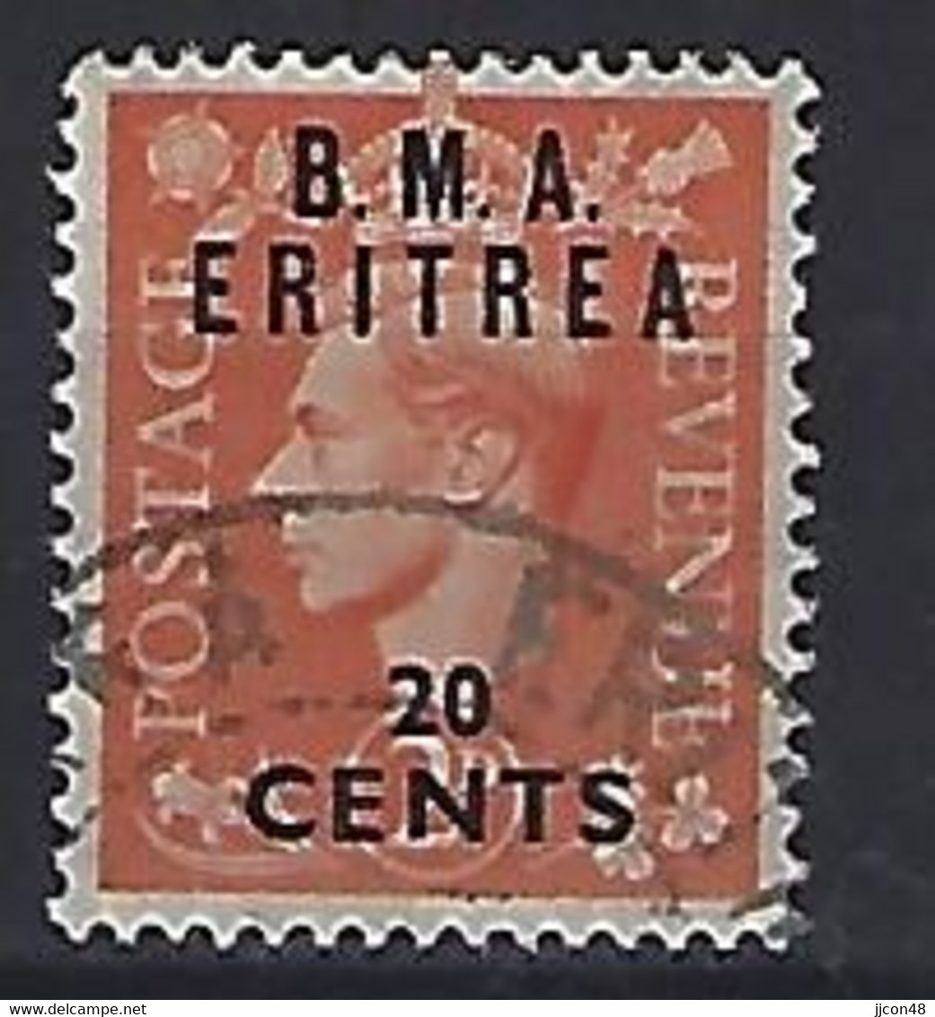 Italy (occupied Colonies) 1948  B.M.A. Eritrea (o) SG.E3 - Britische Bes. MeF