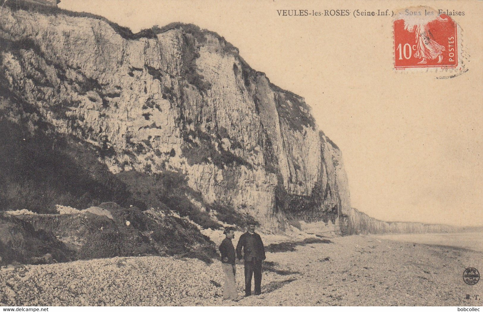 VEULES-les-ROSES (Seine-Maritime): Sous Les Falaises - Veules Les Roses