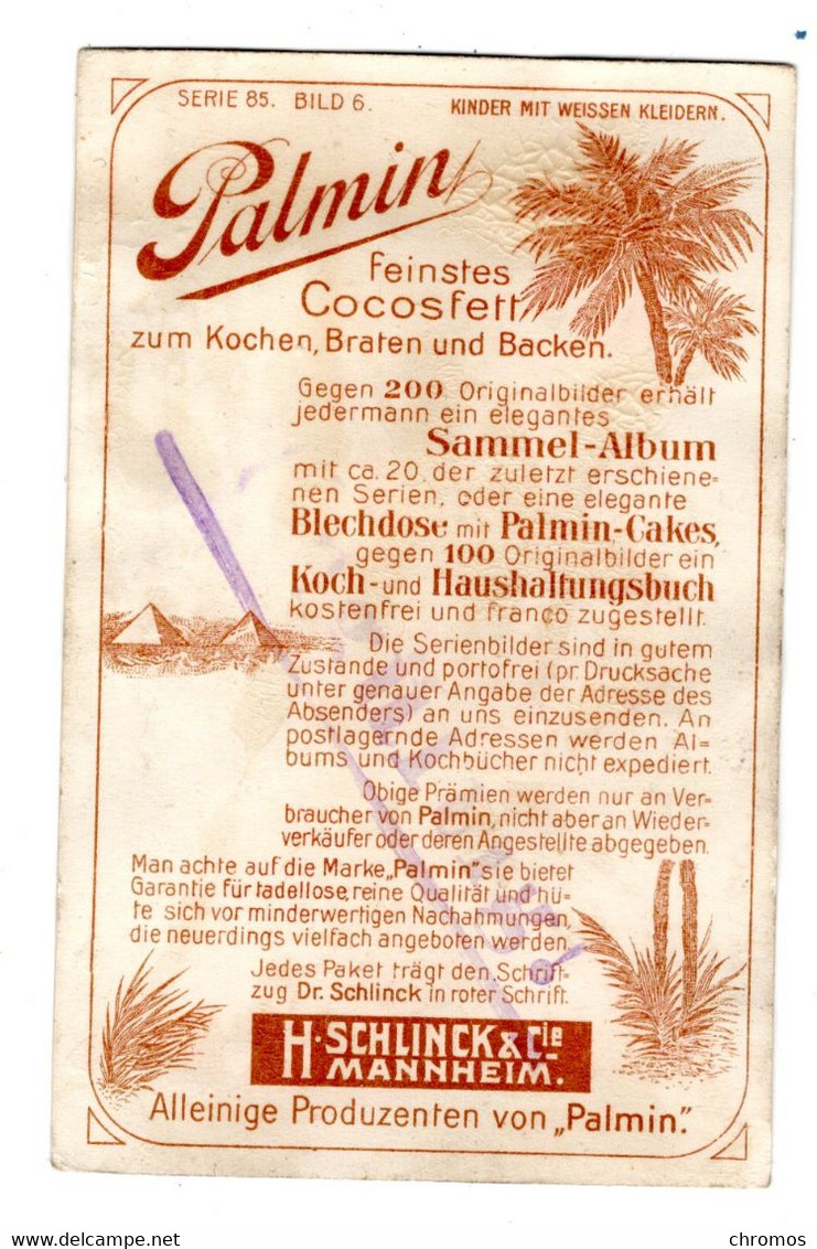 Chromo Palmin, Serie 85, Kinder, Allemagne, Deutschland - Otros & Sin Clasificación