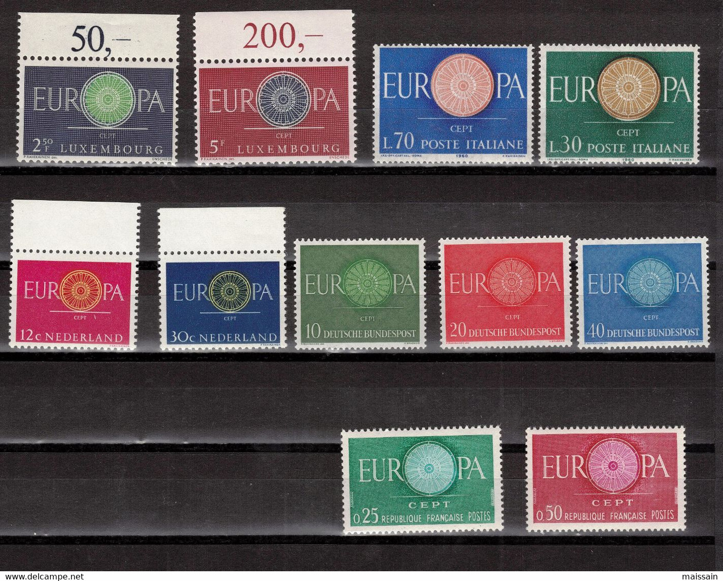 Europa: Diverses Séries De 1958 à 1984 . Timbres Neuf Sans Charnière( Bonnes Valeurs) - Sammlungen