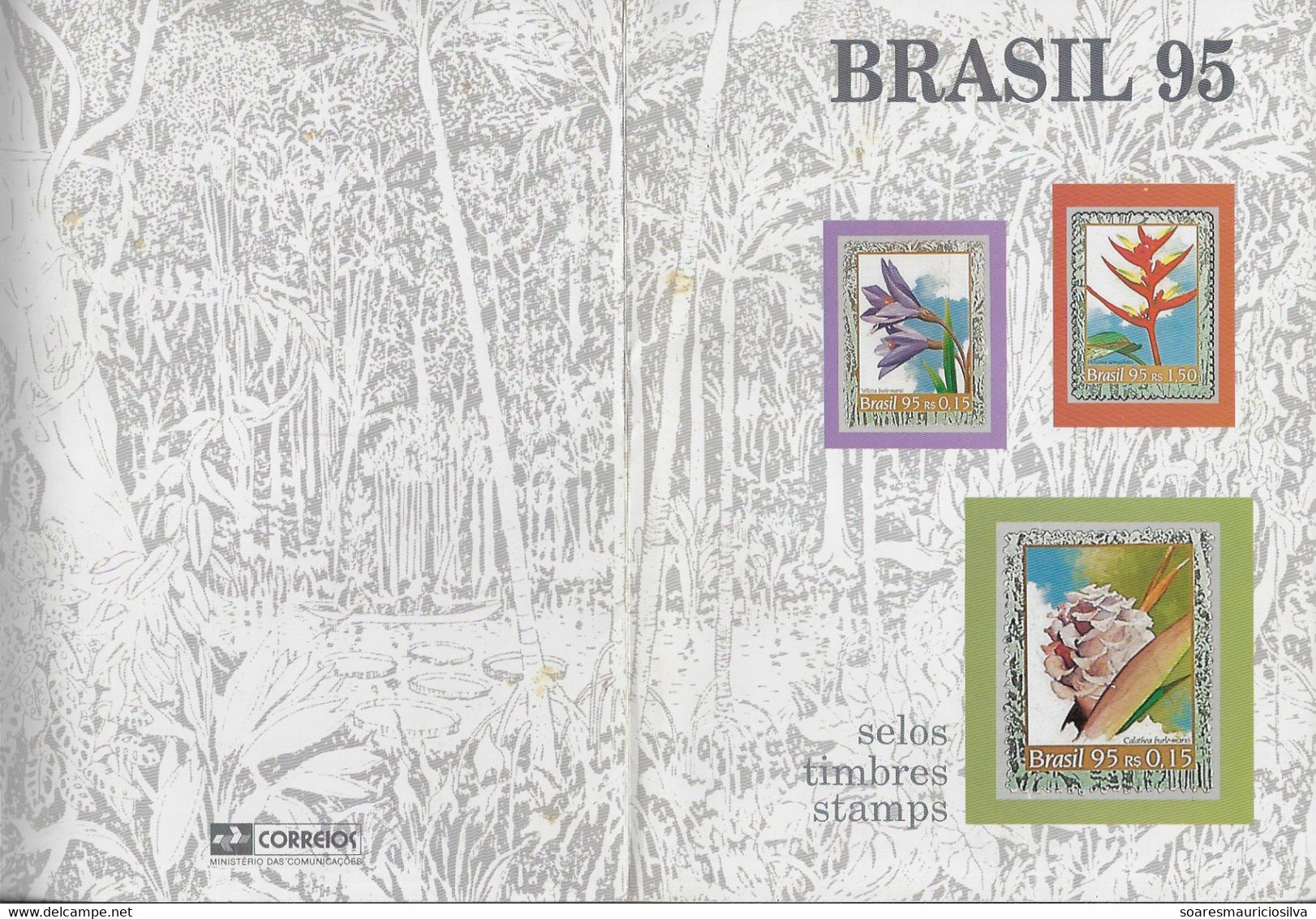 Brazil 1995 Complete Year 52 Commemorative Stamps  + 4 Souvenir Sheets + 1 Definitive Issue - Full Years