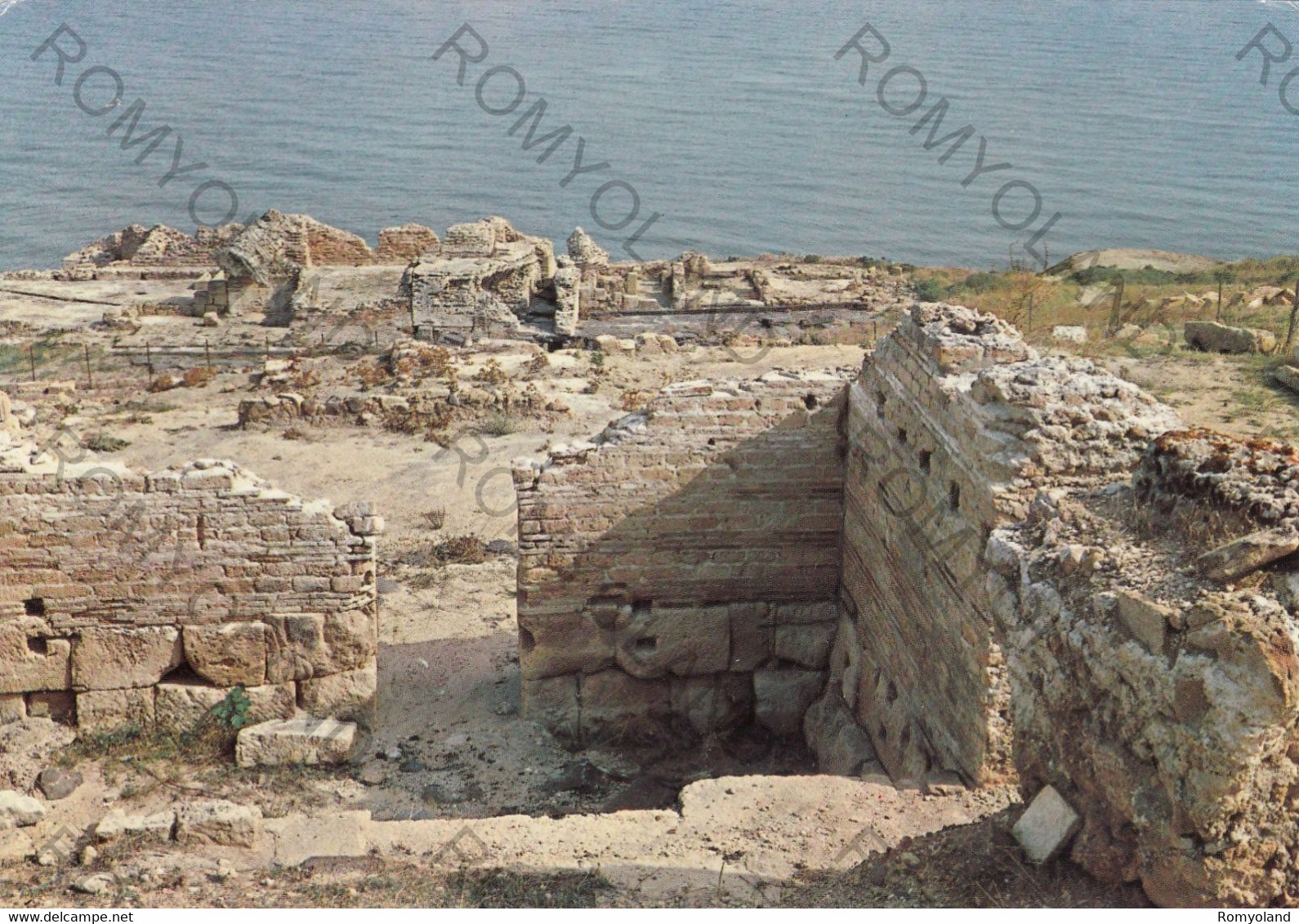 CARTOLINA  COBRAS,SARDEGNA,SCAVI DI THARROS,S.GIOVANI IN SINIS-GOLFO DI ORISTANO,MARE,SOLE,BELLA ITALIA,VIAGGIATA 1969 - Olbia