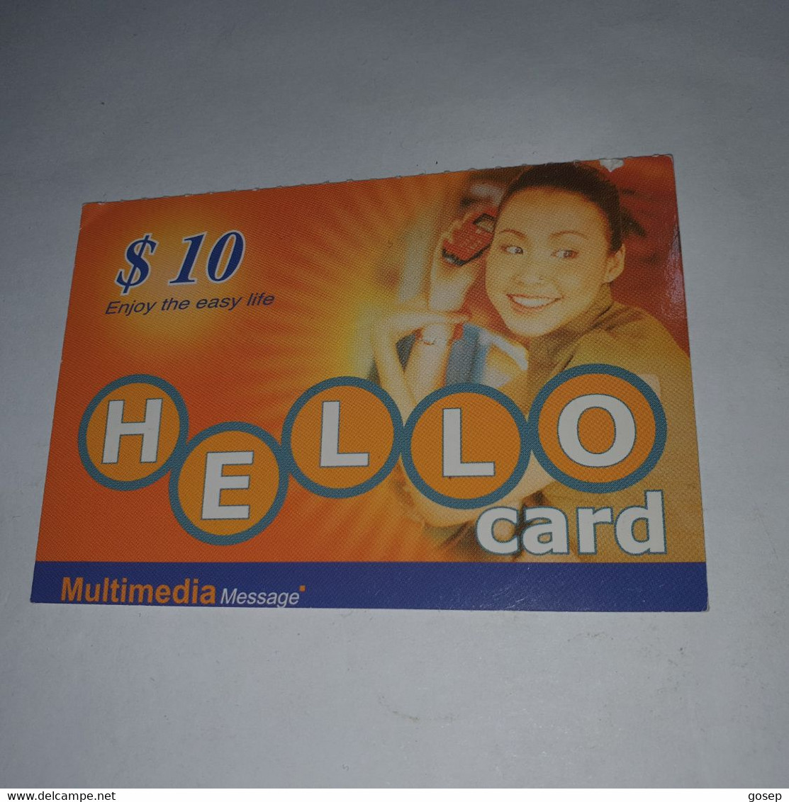 Cambodia-(kh-hel-ref-0025)-phoning Lady-(11)-(387277629032)-(26/2/2005)-($10)-used Card+1card Prepiad - Kambodscha