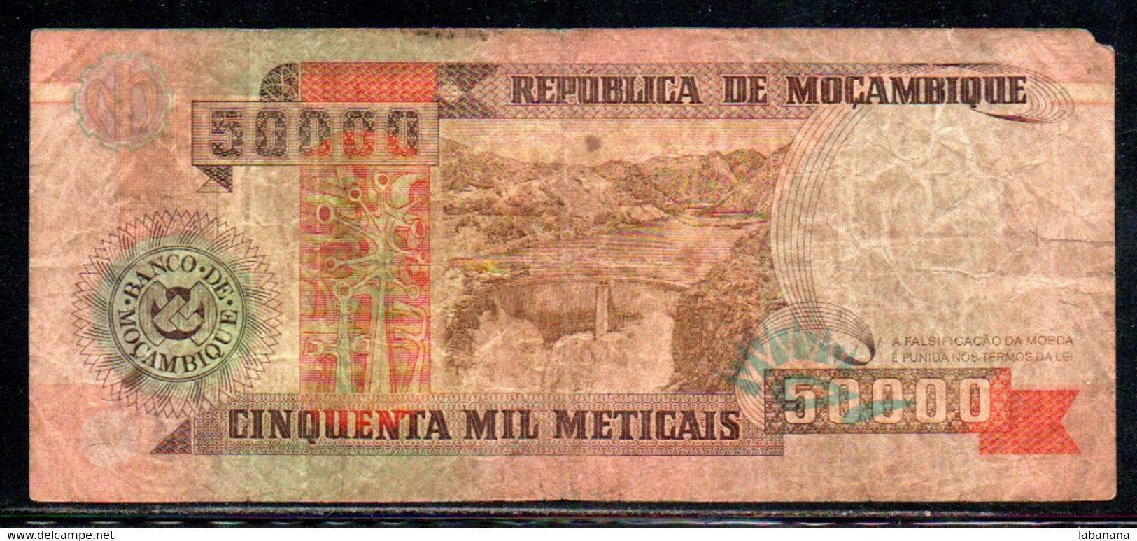 528-Mozambique 50 000 Meticais 1993 EC410 - Mozambique