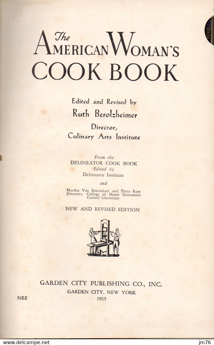 The American Woman's Cook Book (édition 1953) - American (US)
