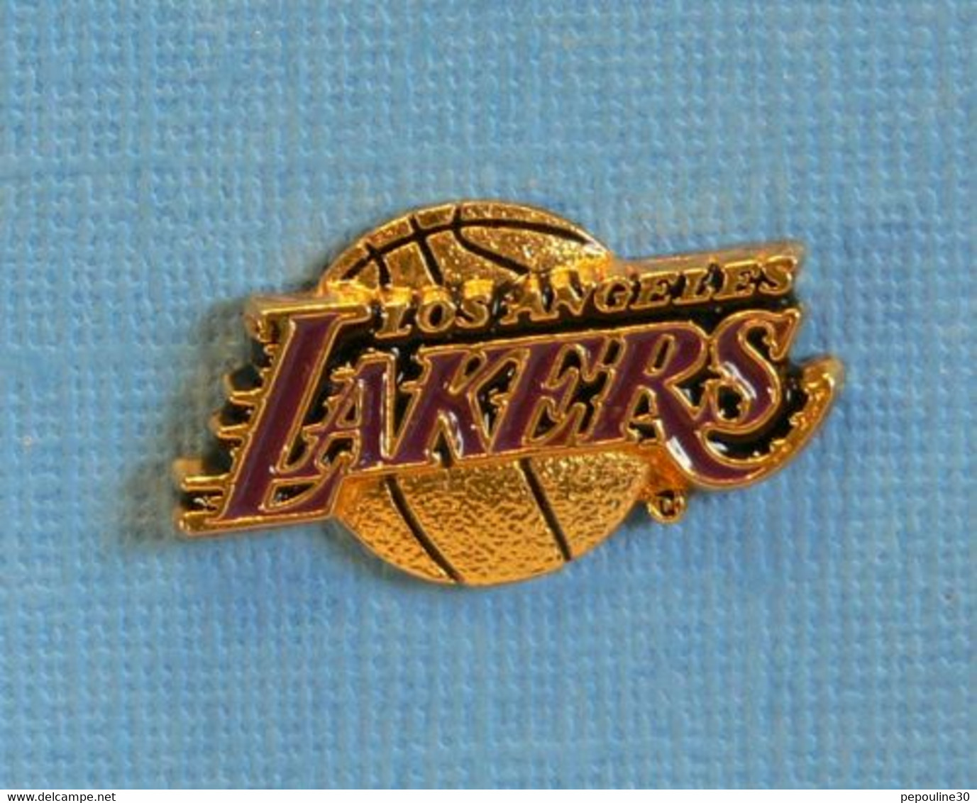 1 PIN'S //  ** BASKET BALL / LAKERS LOS ANGELES / 3'D ** - Basketball