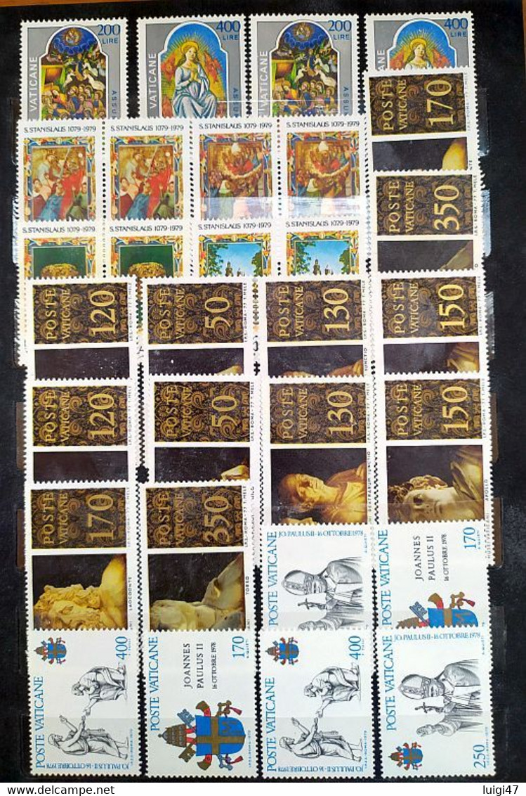 1968-1987 Accumulazione di francobolli nuovi