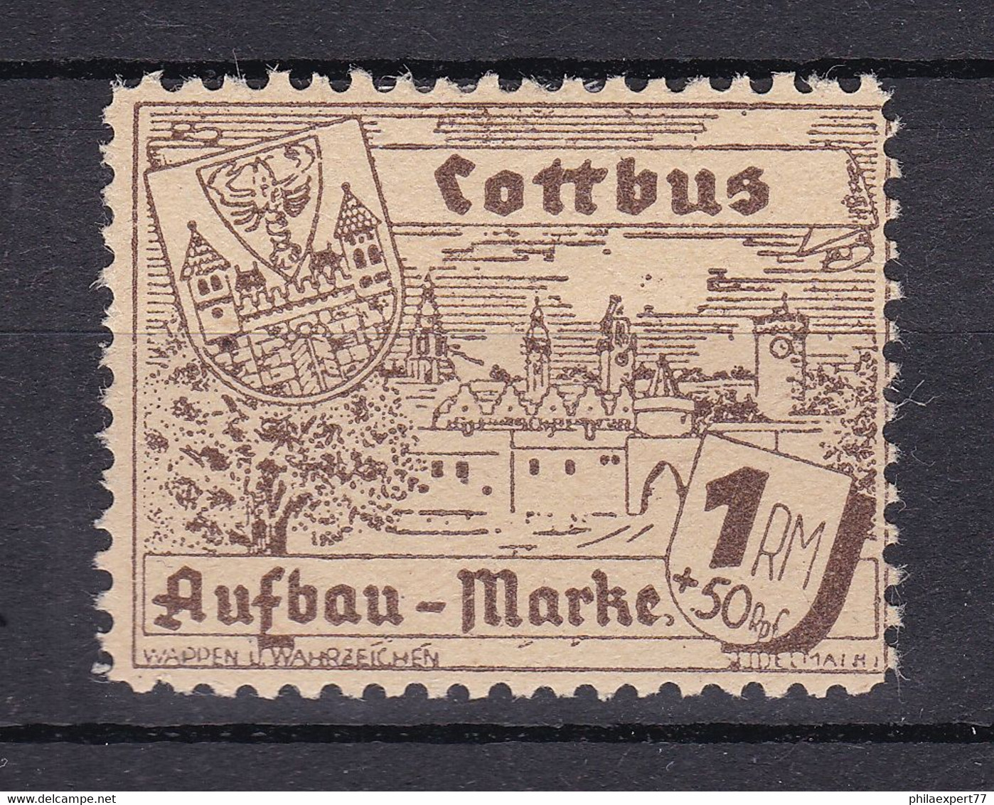 Cottbus - Deutsche Lokalausgaben - 1946 - Michel Nr. - 17 - Ungebr. - Occupation 1938-45