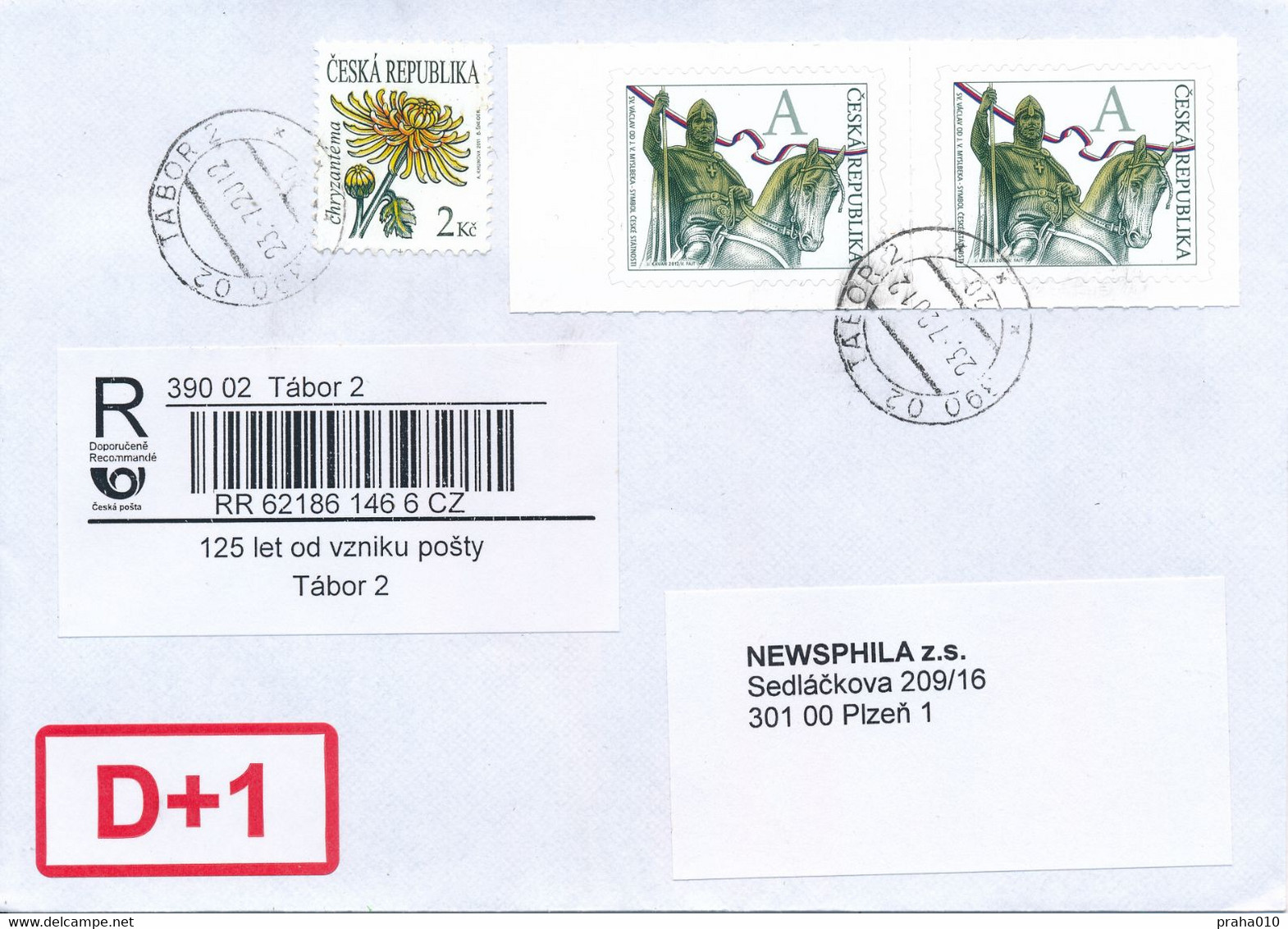 Czech Rep. / Comm. R-label (2020/18) Tabor 2: 125 Years Since The Establishment Of The Post Office "Tabor 2" (X0698) - Briefe U. Dokumente