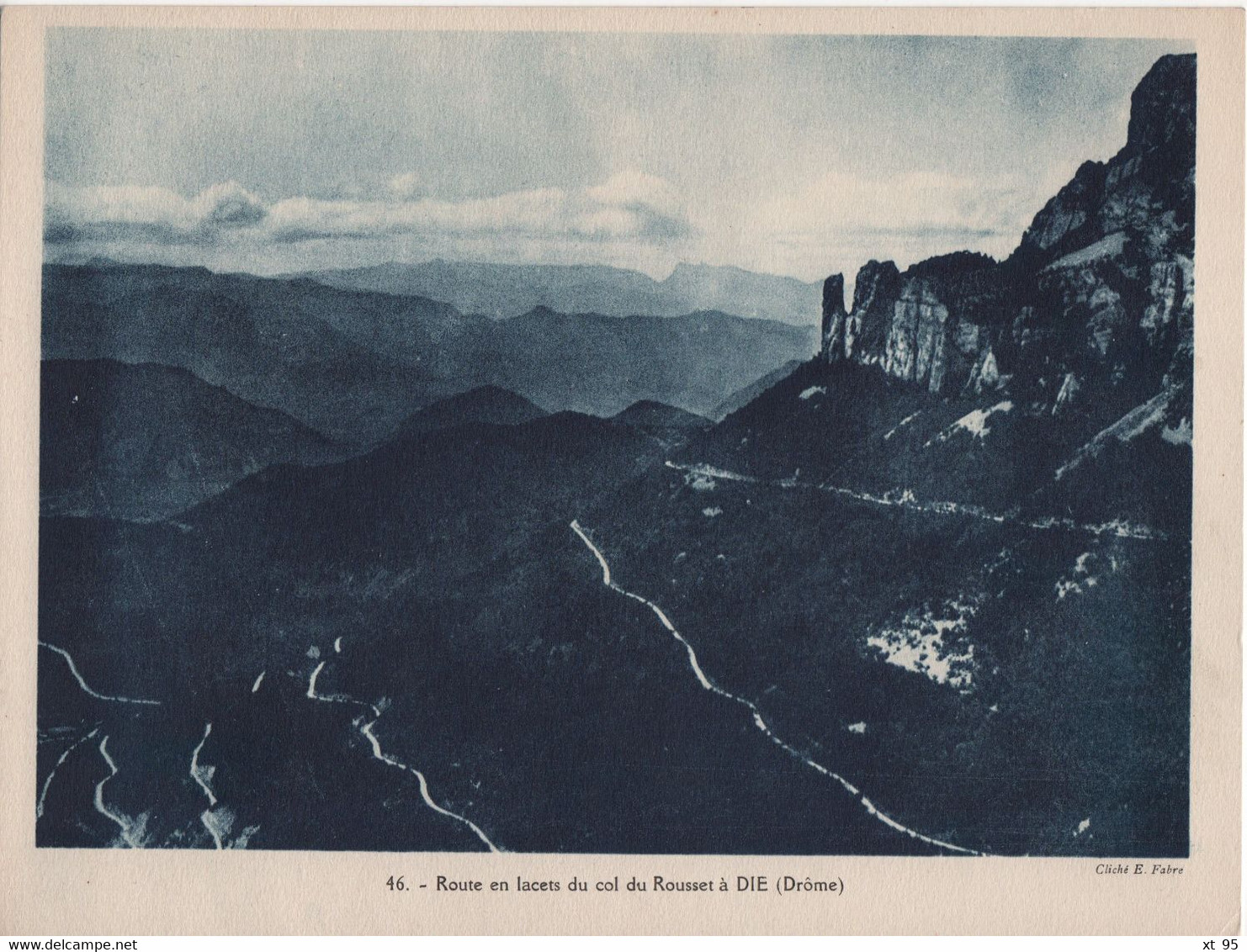 Pour L'Enseignement Vivant (24x18cm) - Vues Geographiques - Route Du Col Du Rousset A Die - Geographie