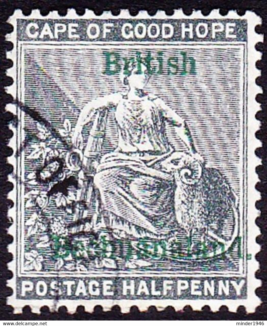 BRITISH BECHUANALAND 1888 QV Cape Of Good Hope ½d Grey-Black SG30 FU - 1885-1895 Crown Colony