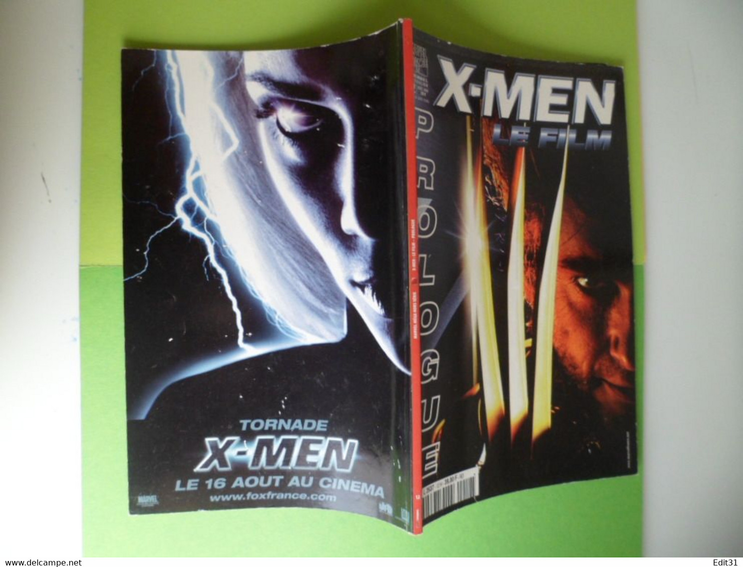 XMEN  Le Film - Prologue N° 12 - Aout  2000 - Marvel - Panini Comics - - XMen