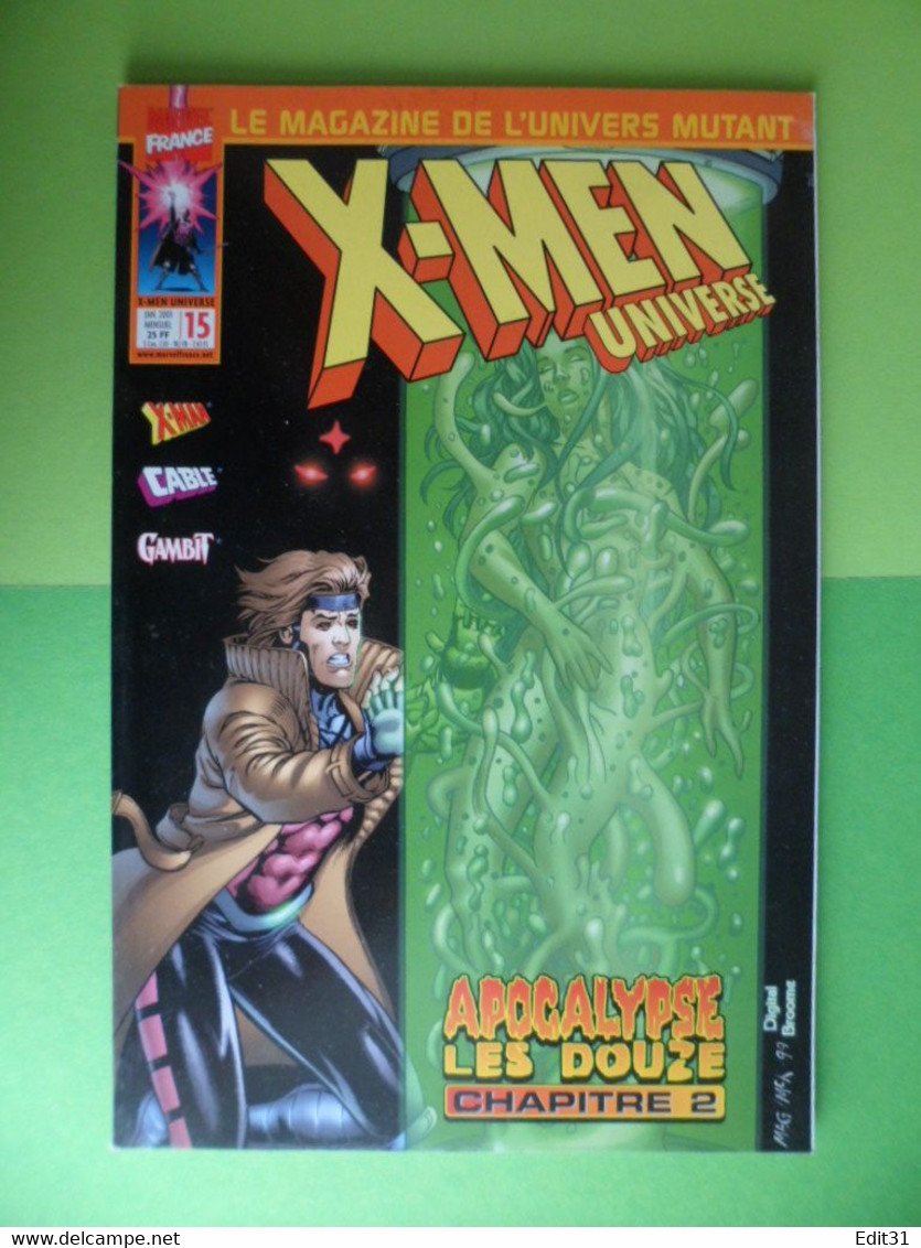 XMEN  Universe  Apocalypse Les Douze - Chapitre  2 - N° 15 - Janvier   2001 - Marvel - Panini Comics - - X-Men