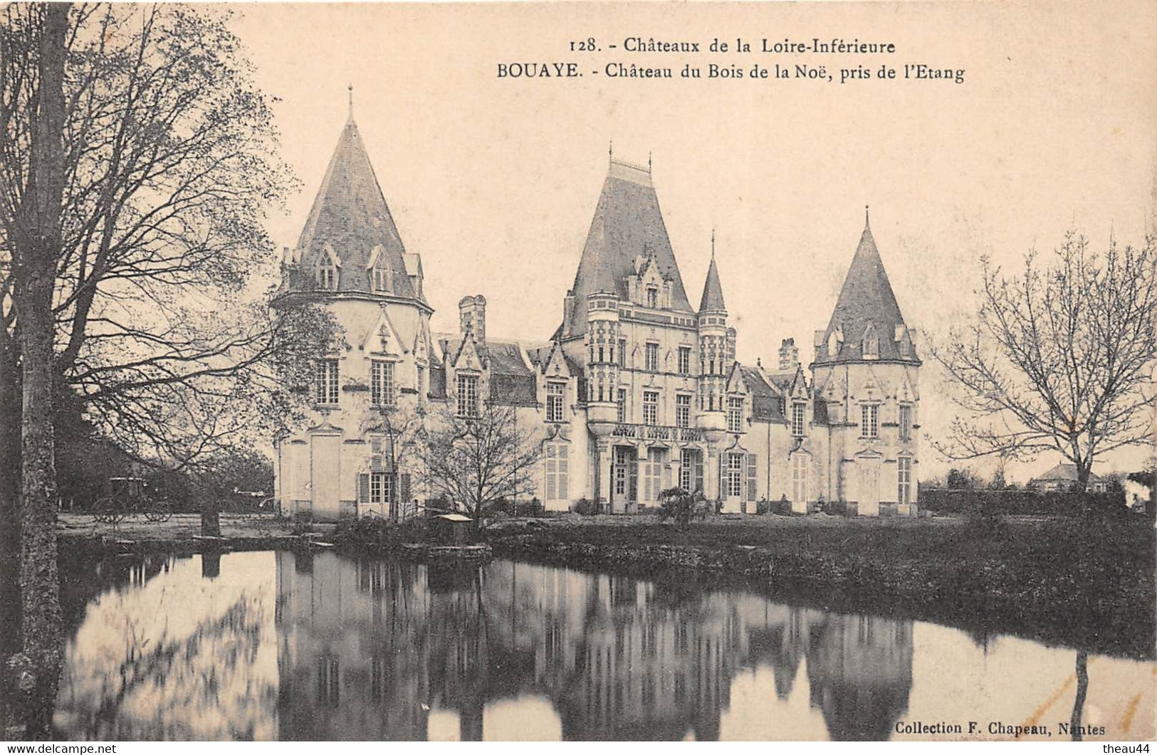 ¤¤  -   BOUAYE    -  Les Chateaux De La Loire-Inférieure  -  Chateau Du Bois De La Noë, Pris De L'Etang          -  ¤¤ - Bouaye