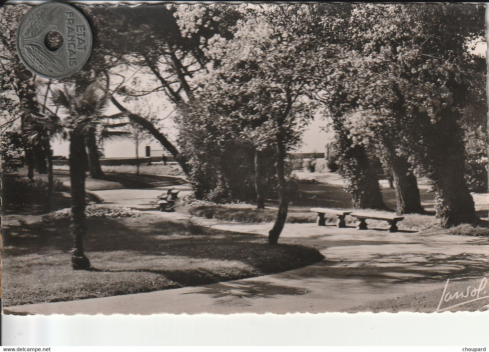 44 -Très Belle Carte Postale Semi Moderne De Vue De SAINT NAZAIRE   Le Jardin Des Plantes - Saint Nazaire