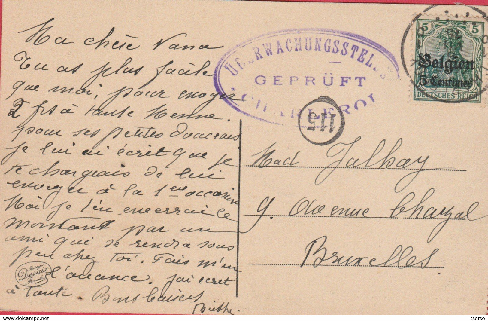 Borgoumont-La Gleize - Sanatorium Populaire - Buanderie ... Feldpost 1915 ( Voir Verso ) - Stoumont
