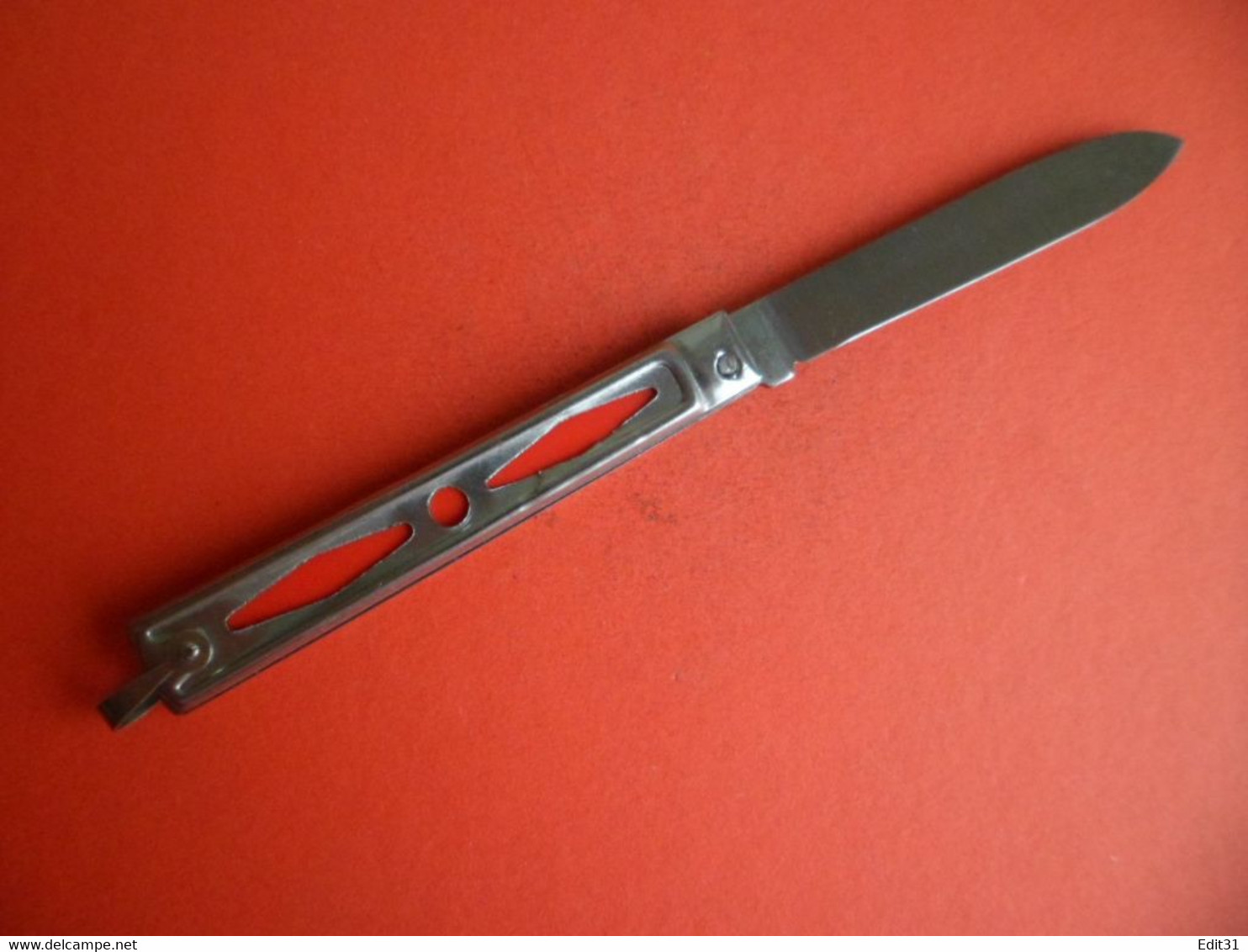 1960 - Couteau Canif PRADEL - Lame 7 Cm - état Neuf - Jamais Servi - Rouge - Knives