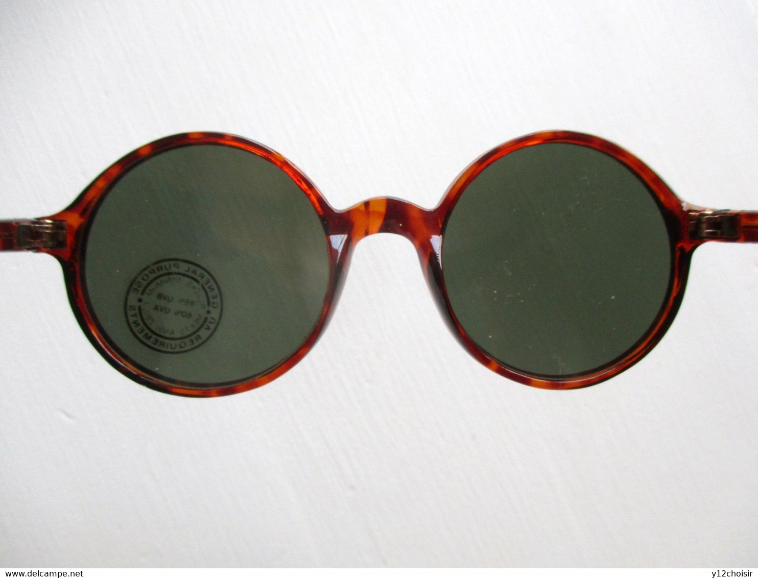 LUNETTES DE SOLEIL NEUVES RONDES TEINTE ECAILLE - Sun Glasses