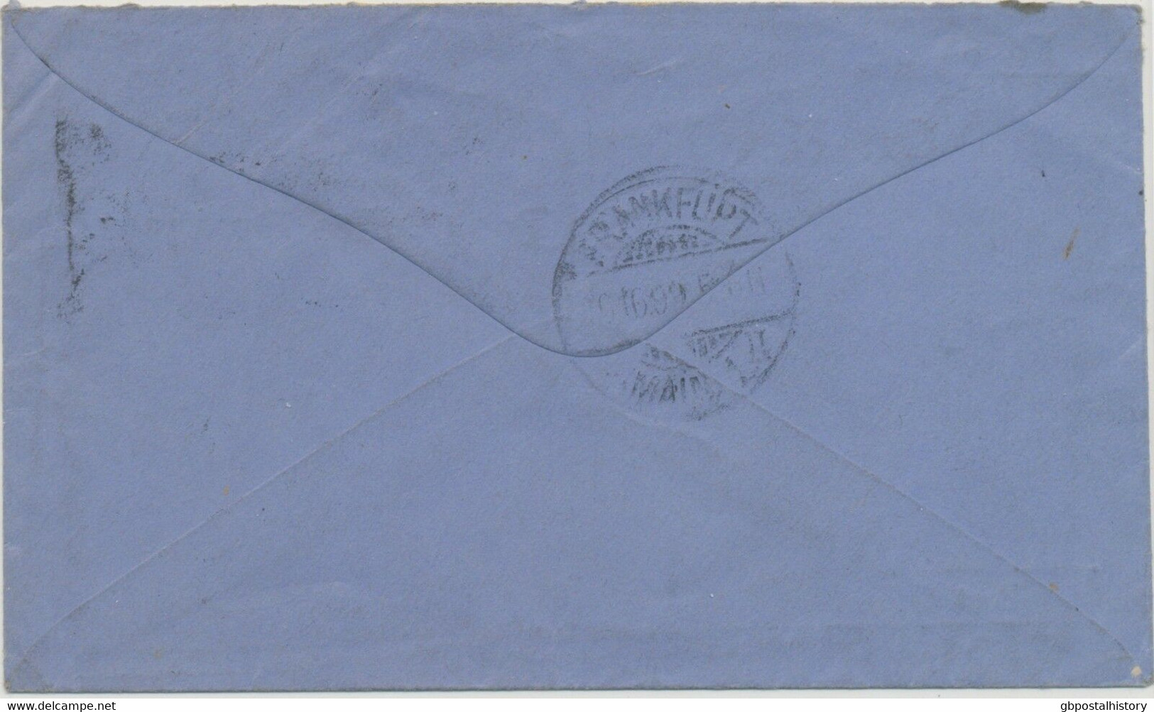 GB 1899 QV Jubilee 2 1/2D Tied By CDS LONDON On P.O.-OFFICIAL Cover To FRANKFORT - Officials