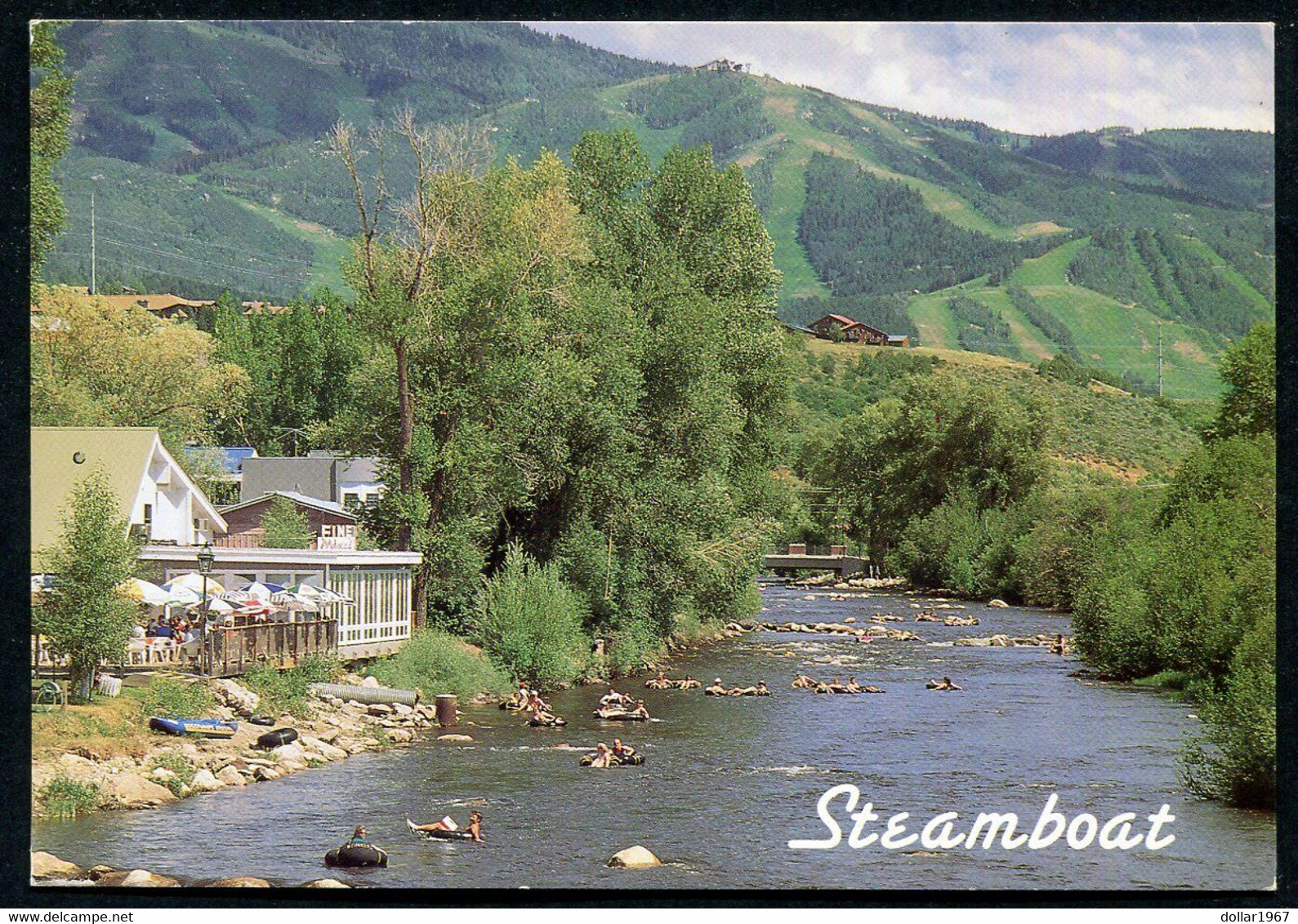 Tubing On The YAMPA Streamboat Springs , Colorado   - NOT  Used    ,2 Scans For Condition. (Originalscan !! ) - Colorado Springs