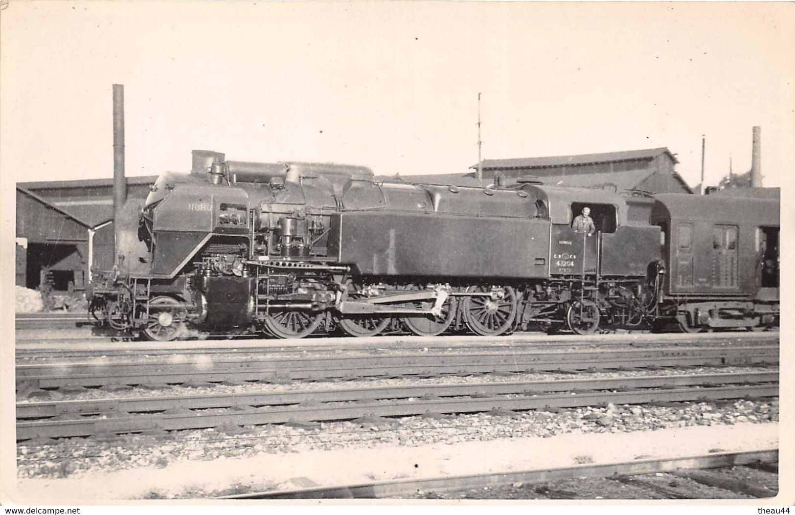 ¤¤  -    Carte-Photo  -  Locomotive N° " 41204 "   -  Gare - Train De Compagnie Du Nord - Cheminot    -  ¤¤ - Zubehör