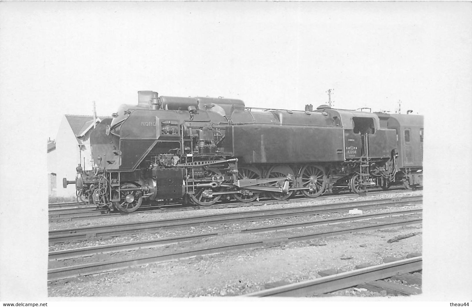 ¤¤  -    Carte-Photo  -  Locomotive N° " 41204 "   -  Gare - Train De Compagnie Du Nord - Cheminot    -  ¤¤ - Matériel