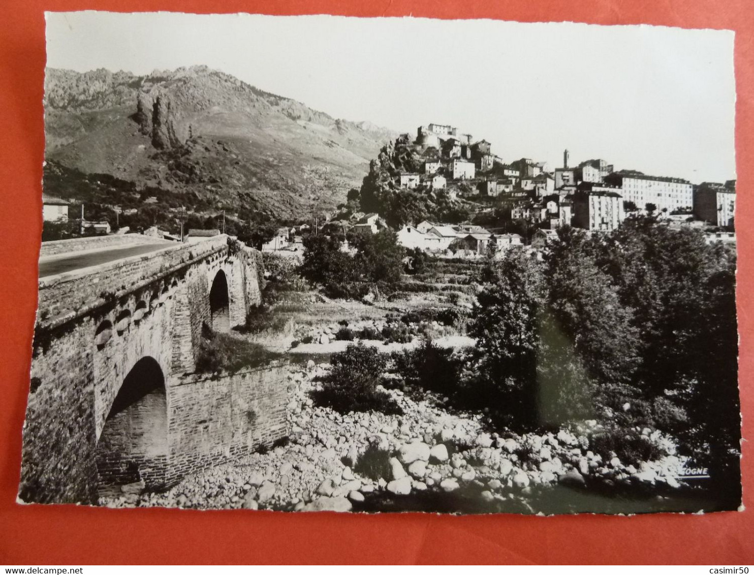 CORTE L'ARRIVEE PAR LA ROUTE D'AJACCIO - Corte