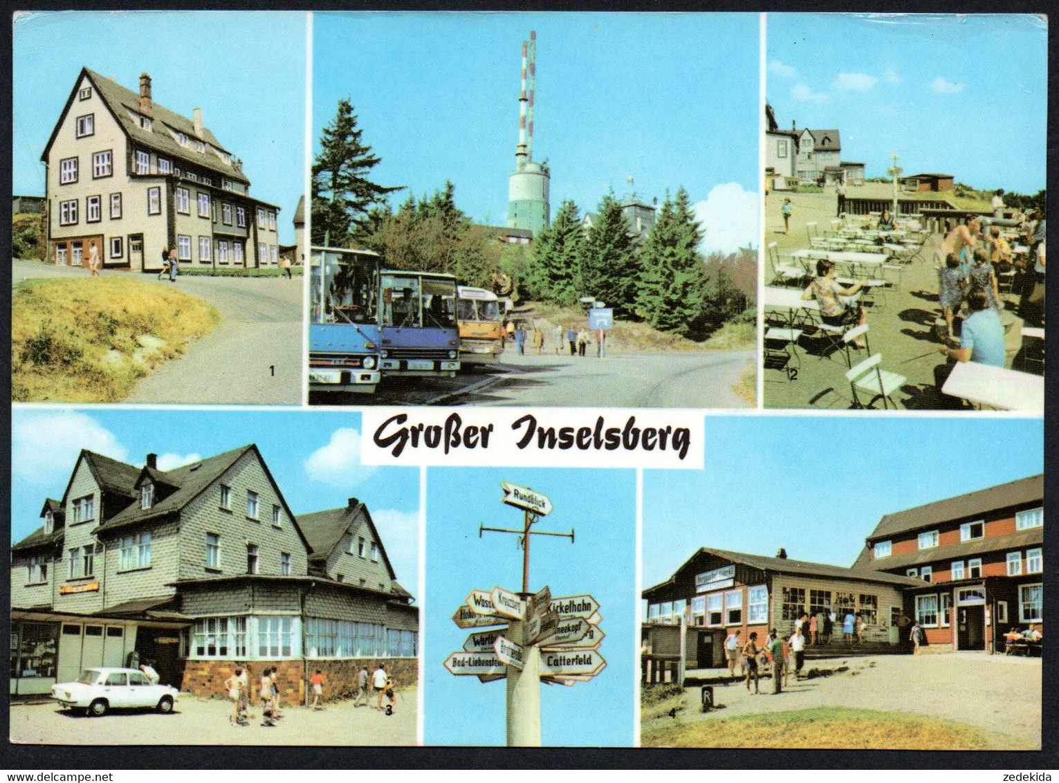 E8962 - Inselsberg Jugendherberge Theodor Neubauer Berggasthof Stöhr - Auslese Bild Verlag - Waltershausen