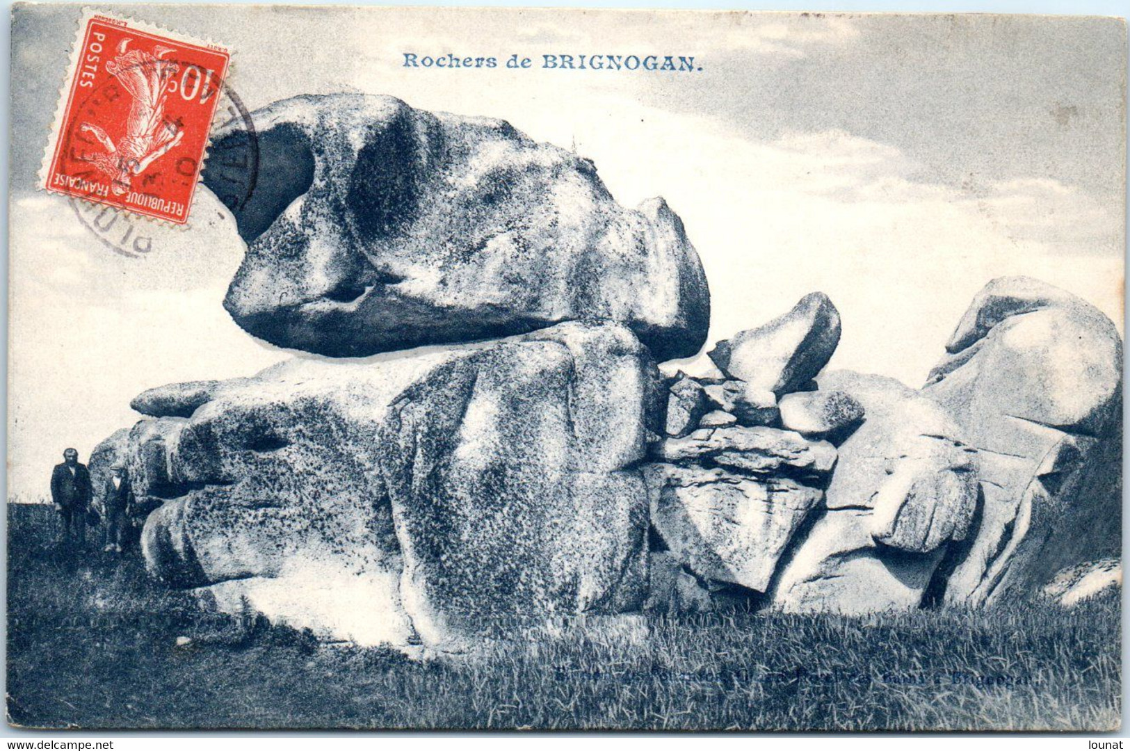 29 BRIGNOGAN -  Rochers  (bleutée)   * - Brignogan-Plage