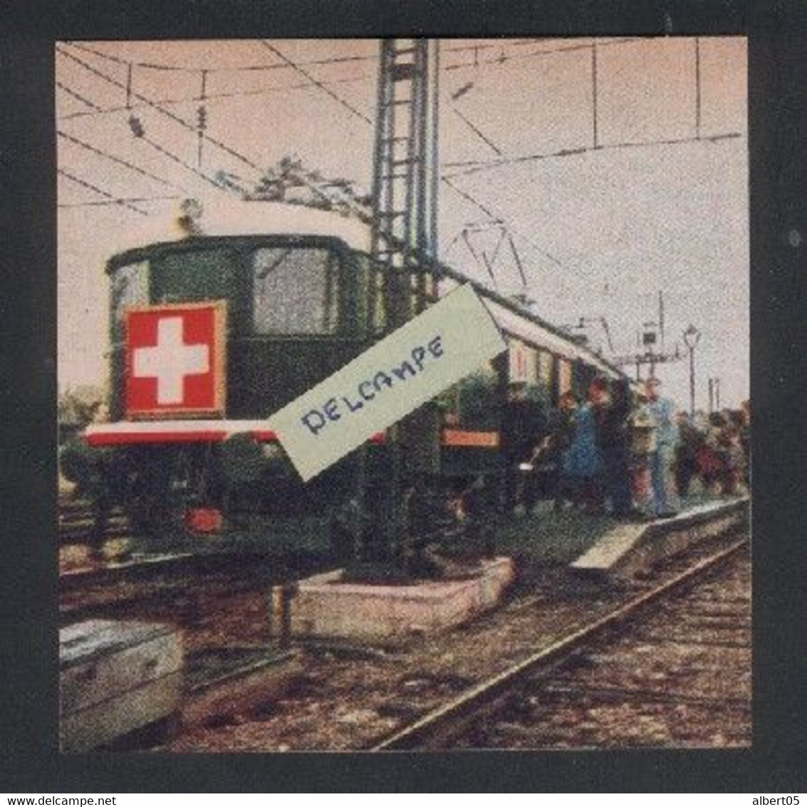 Ligne Dole-Vallorbe -  Locomotive Suisse En Gare De Vallorbe - Reproduction - Vallorbe